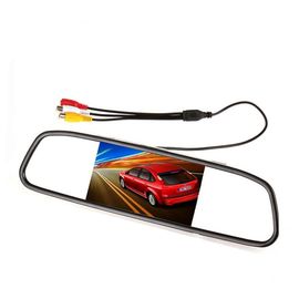 High Resolution 3.5" Rear View Camera Monitor -30℃ To 70℃ Storage Temp